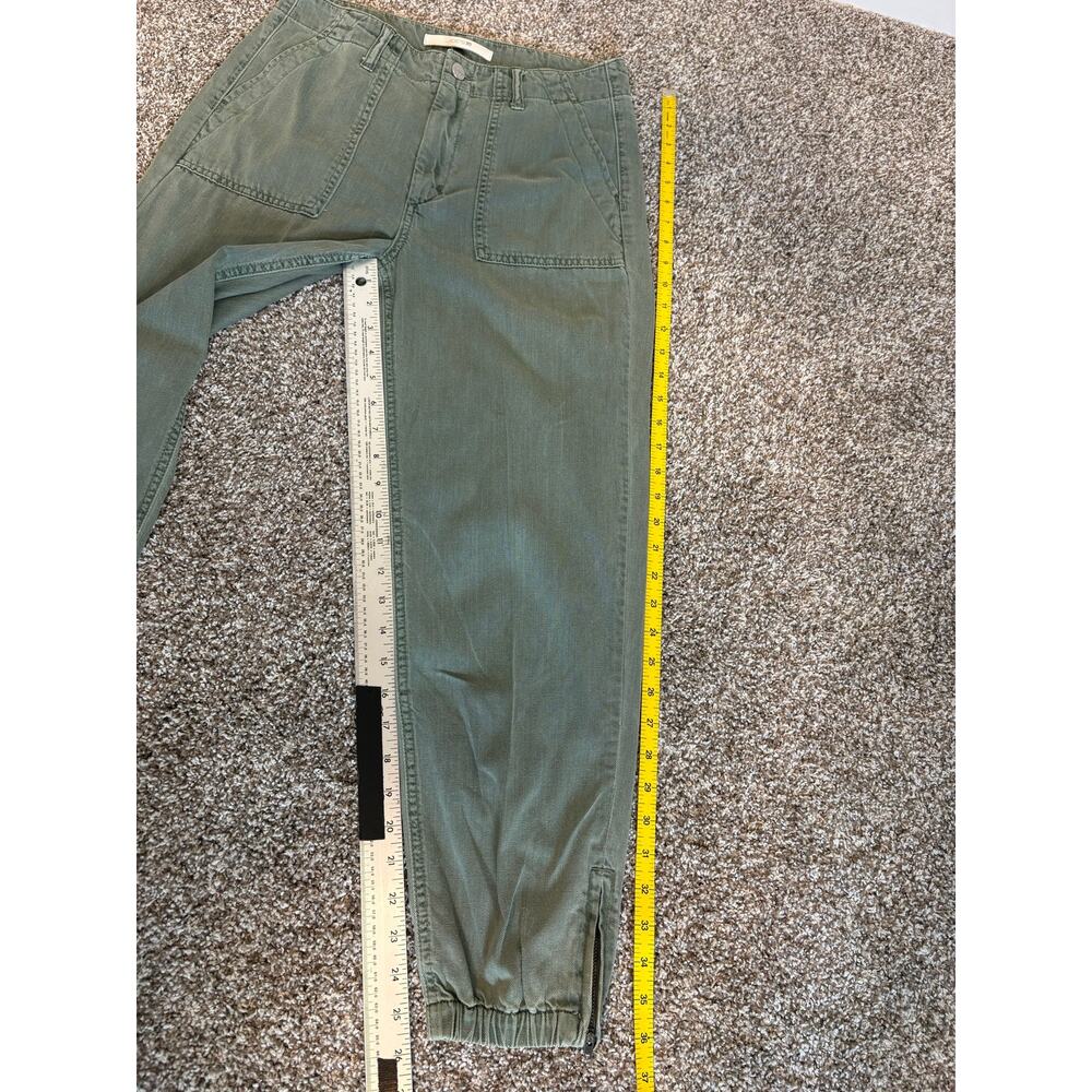 Joe’s Jeans Utility Jogger Pants Women’s 27 Sage Lyocell Blend Zip Ankle Cargo - Picture 9 of 14